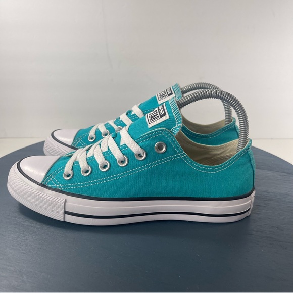 Converse All Star Chuck Taylor Teal Sneakers Women's Size 8 - Picture 3 of 8